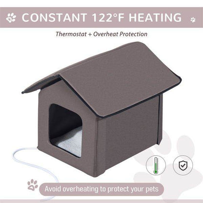 Purrfect Pet Kingdom Cozy Cat House - Soft & Warm Bed Purrfect Pet Kingdom
