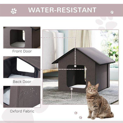 Purrfect Pet Kingdom Cozy Cat House - Soft & Warm Bed Purrfect Pet Kingdom