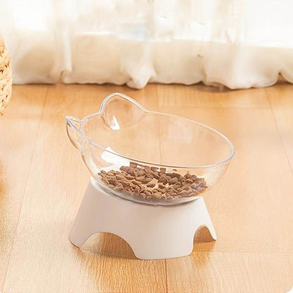 Purrfect Pet Kingdom Elevated Ear-Tip Cat Feeder Bowl Purrfect Pet Kingdom