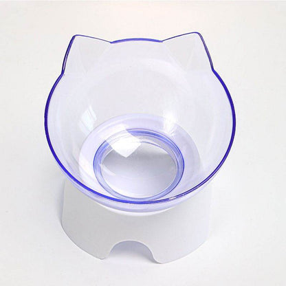 Purrfect Pet Kingdom Elevated Ear-Tip Cat Feeder Bowl Purrfect Pet Kingdom