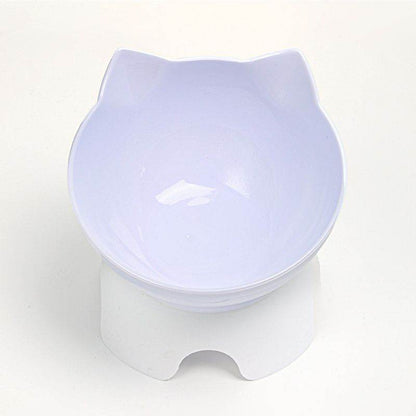 Purrfect Pet Kingdom Elevated Ear-Tip Cat Feeder Bowl Purrfect Pet Kingdom