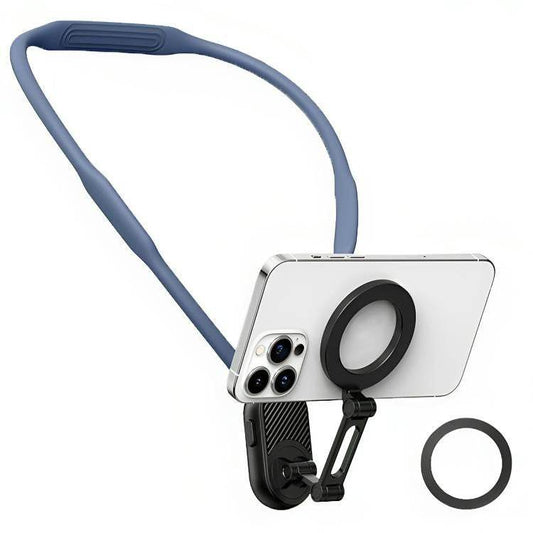 Purrfect Pet Kingdom Hands Free Pet Phone Mount Leash Accessories Blue & Black Purrfect Pet Kingdom