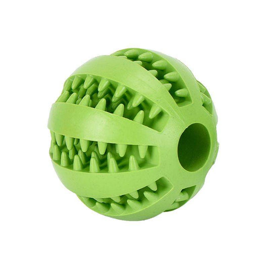 Purrfect Pet Kingdom Indestructible Dog Ball for Aggressive Chewers 2.3Inch Green Purrfect Pet Kingdom