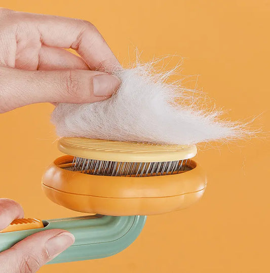 Purrfect Pet Kingdom Self-Cleaning Pet Brush Comb Purrfect Pet Kingdom