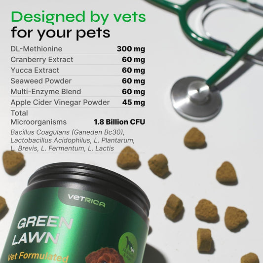 Purrfect Pet Kingdom Vetrica Dog Urine Neutralizer for Grass - Green Lawn Purrfect Pet Kingdom