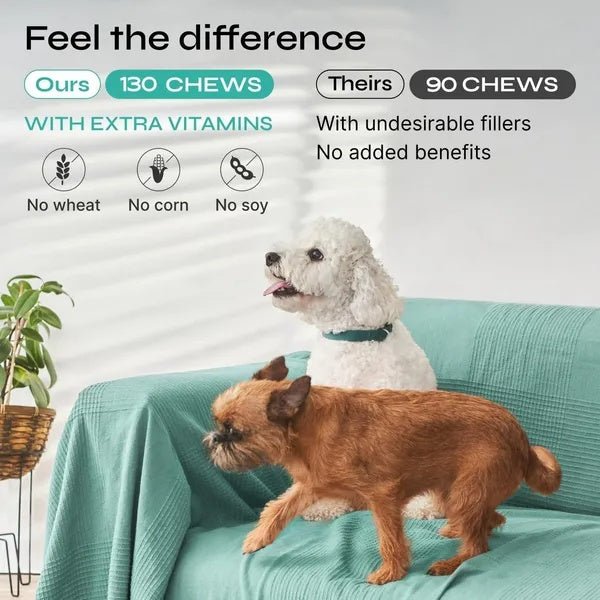 Purrfect Pet Kingdom vet formulated calming chews for cats with extra vitamins and no fillers