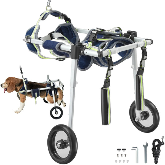THRIXINE adjustable dog wheelchair for small pets designed for mobility and support with durable wheels