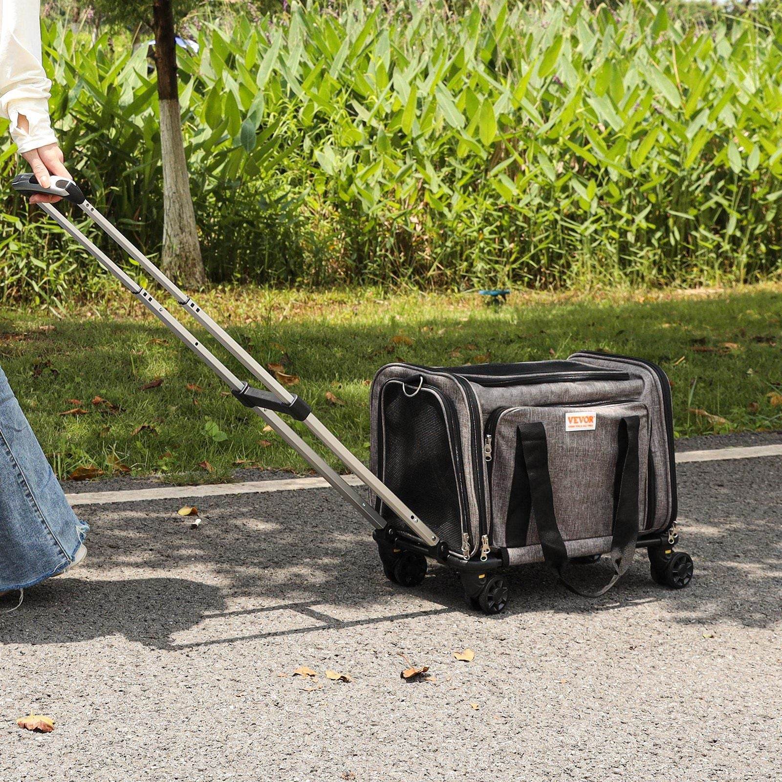 The Purrfect Pet Kingdom Airline Approved Cat Carrier with Wheels 🐾 Purrfect Pet Kingdom