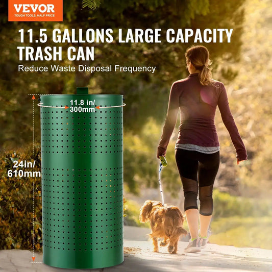 Purrfect Pet Kingdom Best Trash Can for Dog Waste - Durable Outdoor Purrfect Pet Kingdom