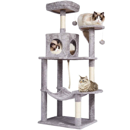 Purrfect Pet Kingdom Cat Tree with Condos and Scratching Posts Purrfect Pet Kingdom