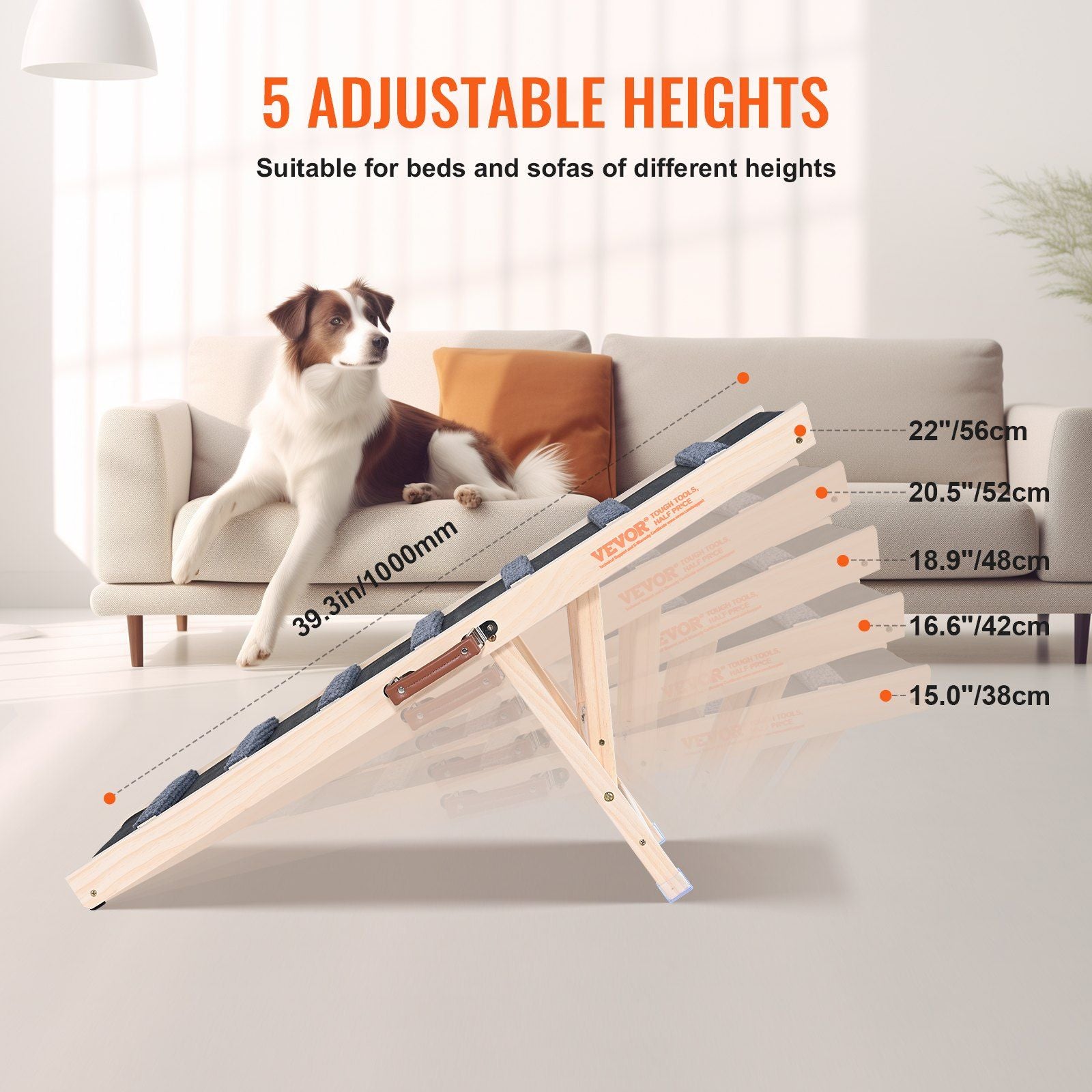 Purrfect Pet Kingdom Dog Ramp for Elderly Dogs and Cats Purrfect Pet Kingdom