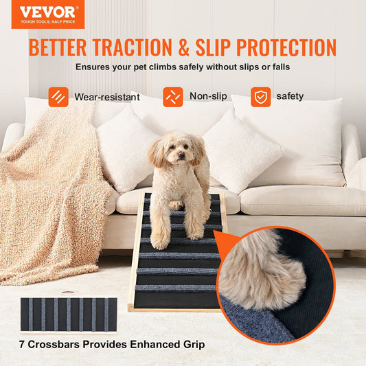 Purrfect Pet Kingdom Dog Ramp for Elderly Dogs and Cats Purrfect Pet Kingdom