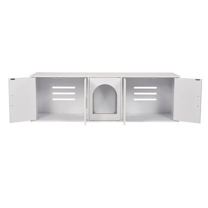 Purrfect Pet Kingdom Hidden Cat Litter Box Enclosure Purrfect Pet Kingdom