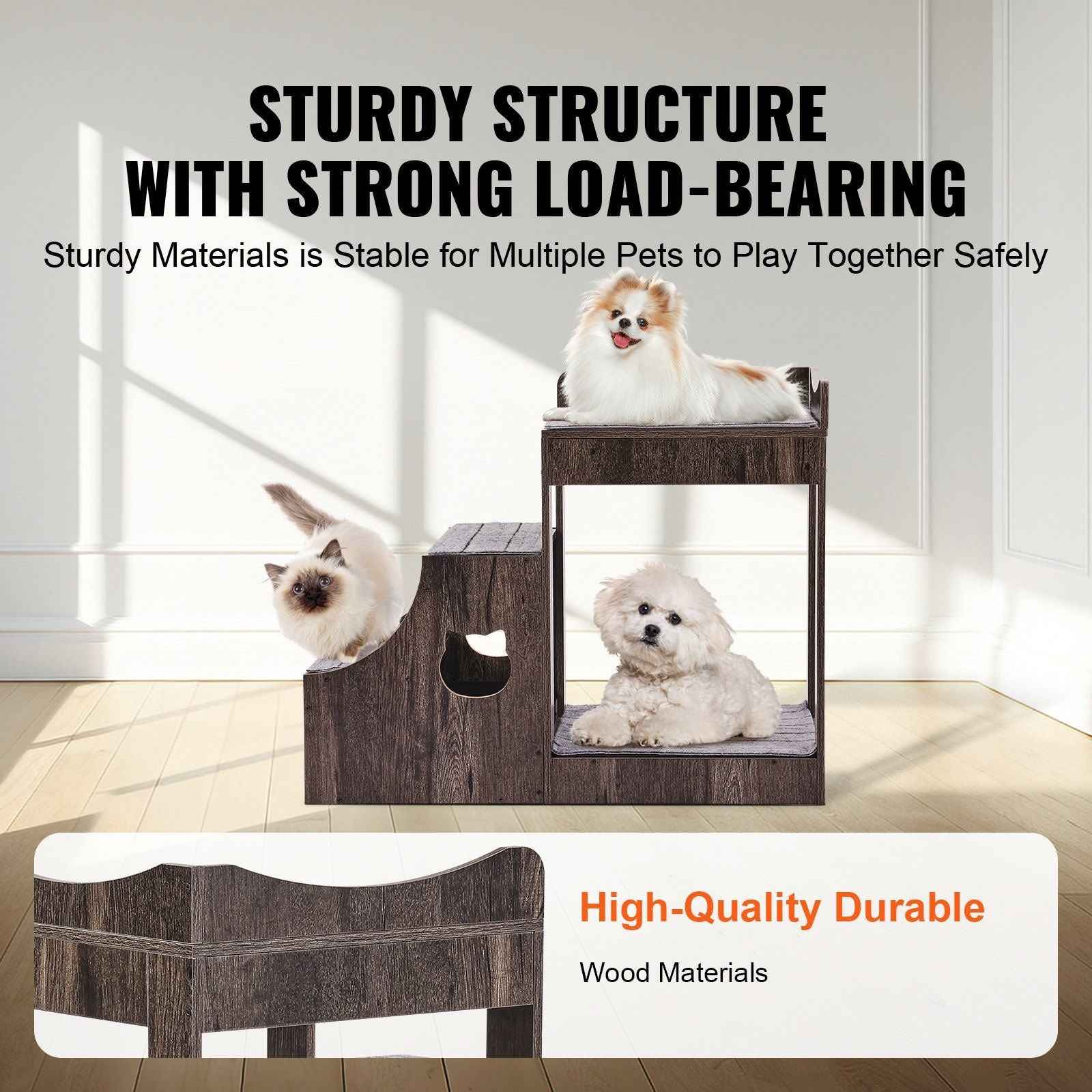 Purrfect Pet Kingdom Multifunctional Dog Stairs Furniture Purrfect Pet Kingdom