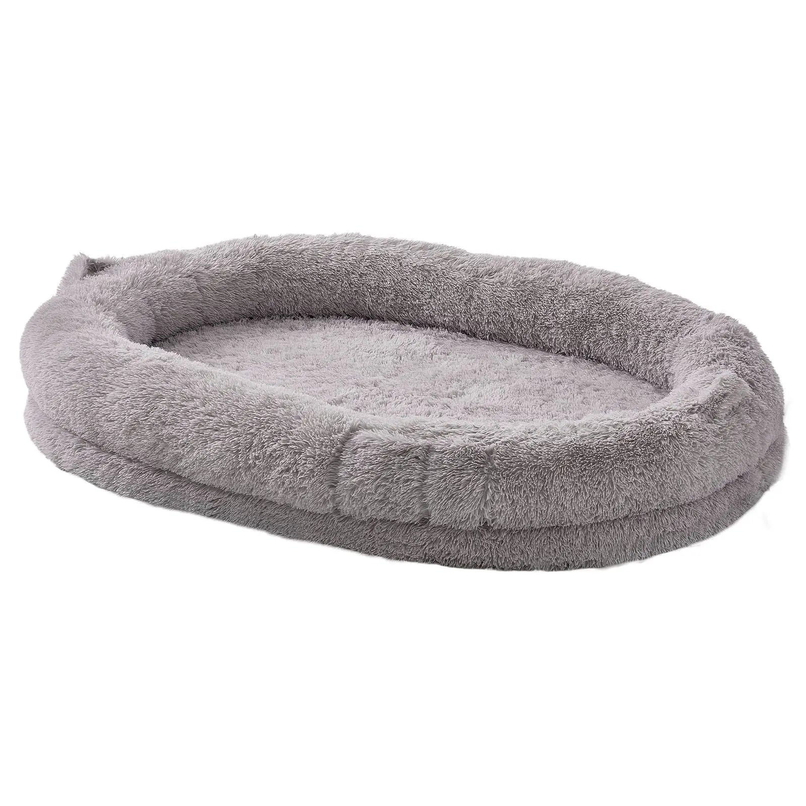 Purrfect Pet Kingdom Oversized Pet Bed for Humans - Plush Noble Dog Bed Purrfect Pet Kingdom
