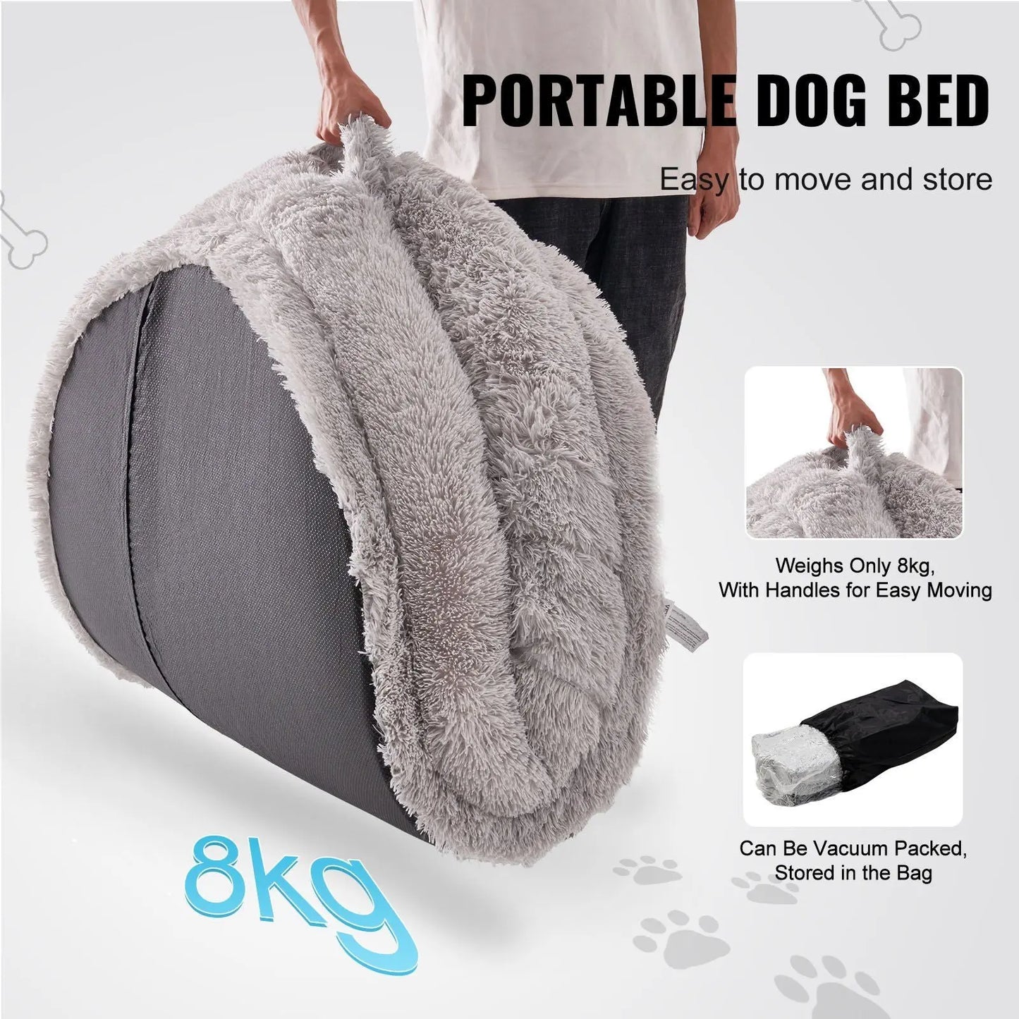 Purrfect Pet Kingdom Oversized Pet Bed for Humans - Plush Noble Dog Bed Purrfect Pet Kingdom