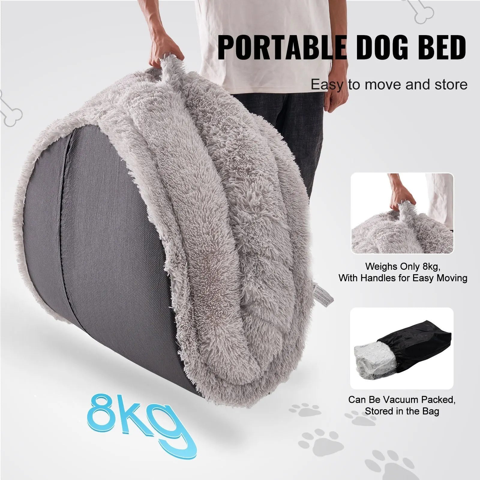 Purrfect Pet Kingdom Oversized Pet Bed for Humans - Plush Noble Dog Bed Purrfect Pet Kingdom
