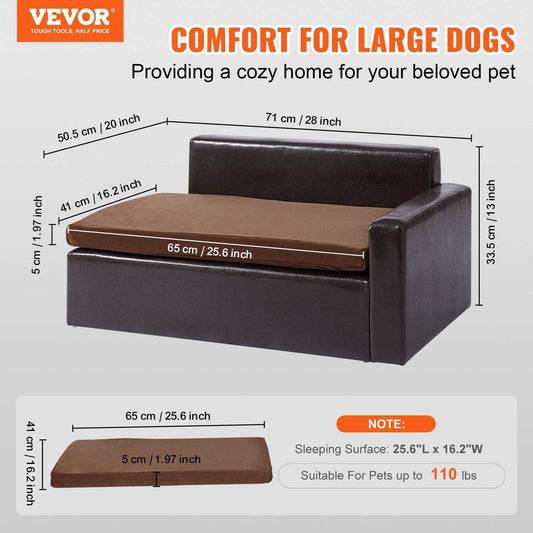 Purrfect Pet Kingdom Noble Pet Sofa for Medium Dogs Purrfect Pet Kingdom