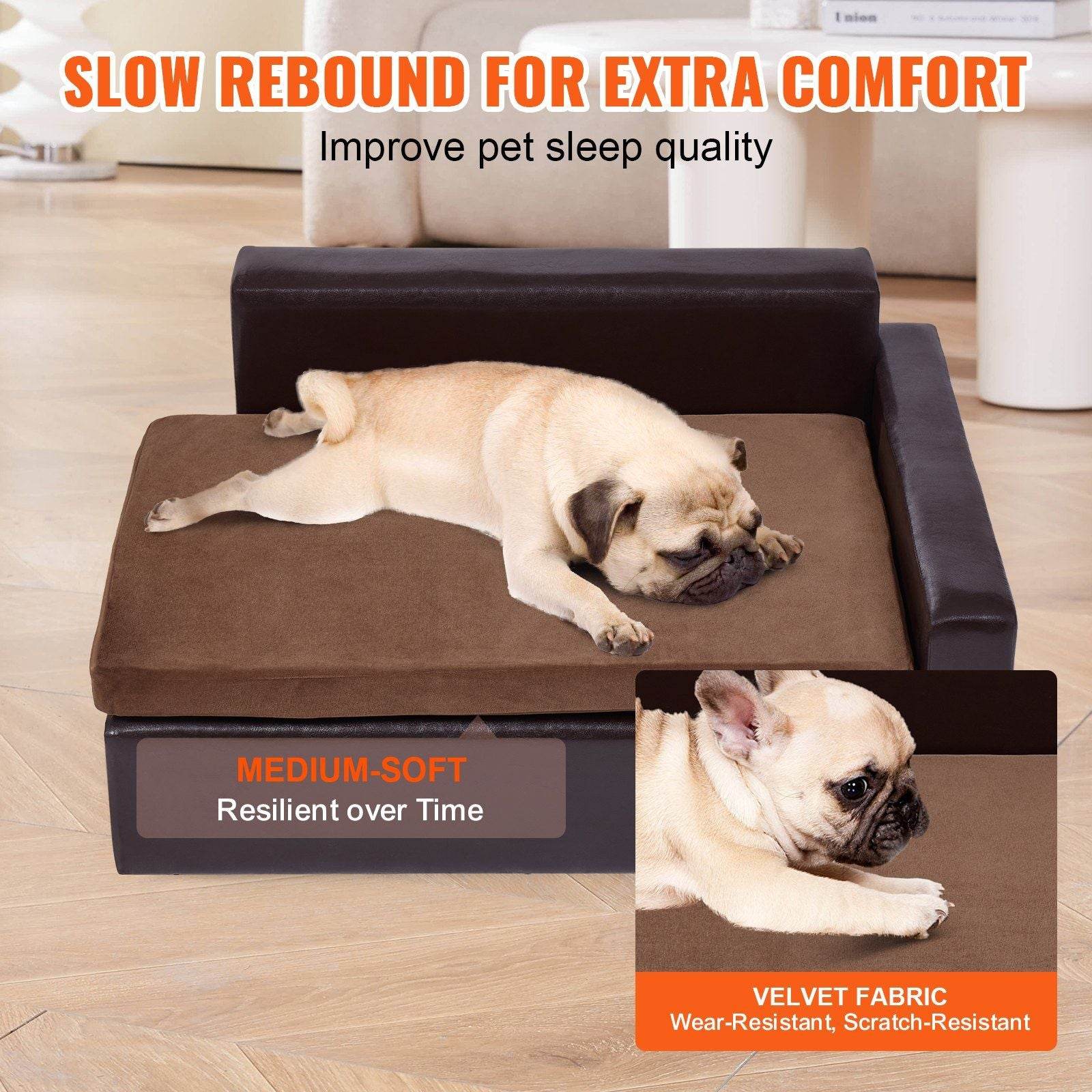 Purrfect Pet Kingdom Noble Pet Sofa for Medium Dogs Purrfect Pet Kingdom