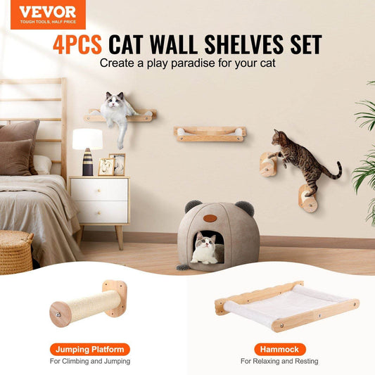 Purrfect Pet Kingdom Stylish Cat Shelves for Small Spaces Purrfect Pet Kingdom