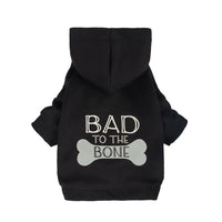 Fitwarm Bad to The Bone Dog Hoodie Dog Clothes for Small