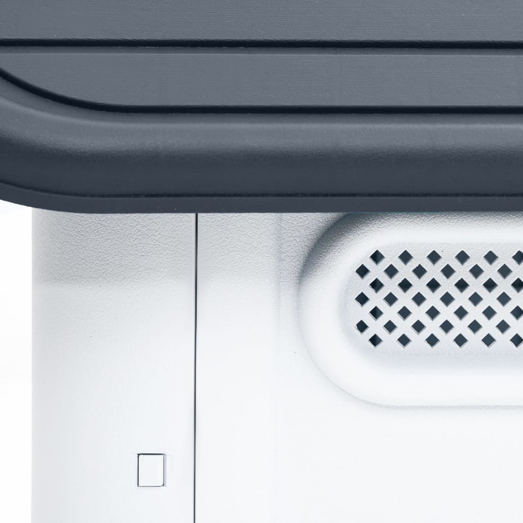 VidaXL outdoor dog shelter with weather-resistant roof and ventilation for pet comfort