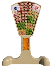 Waffle Tower Nylon Chew & Enrichment Toy | 2-in-1 for Aggressive Chewers | SodaPup