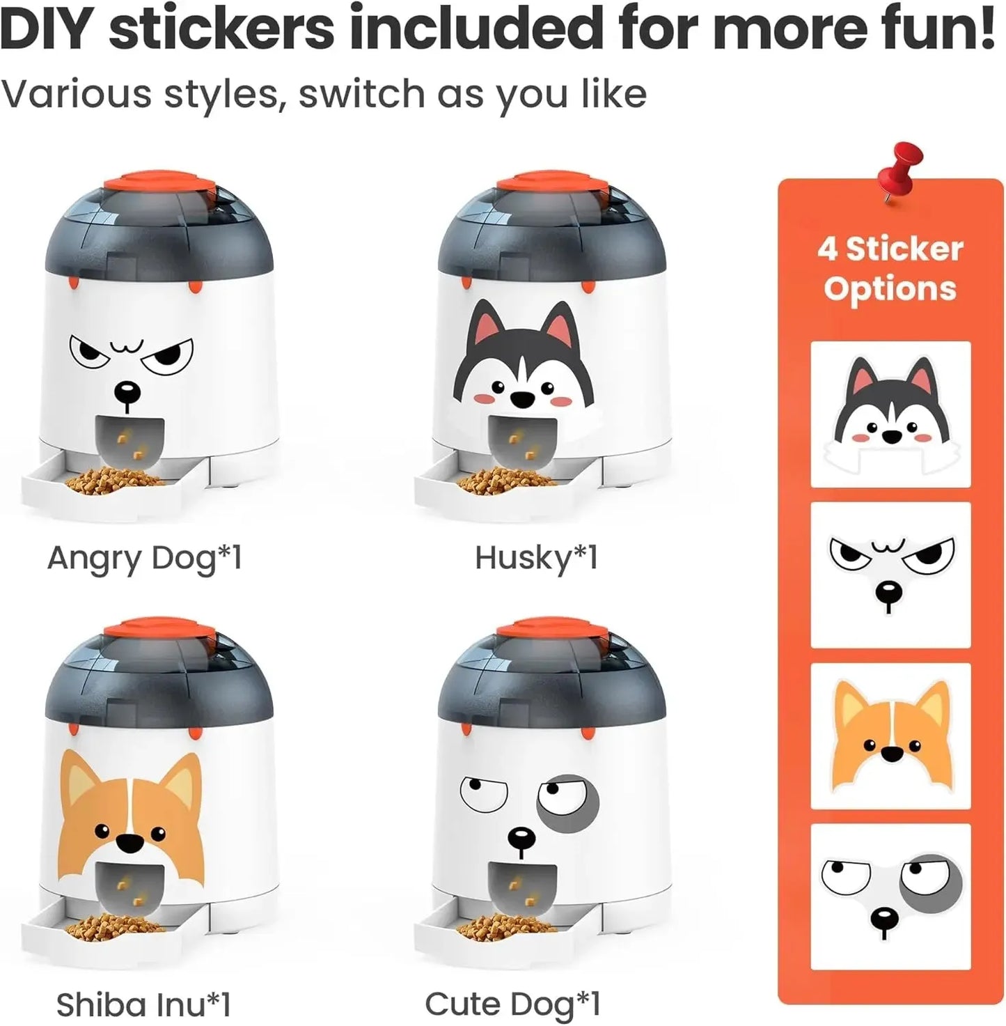 Wags & Whiskers Pet Supply - Dog Treat Toy - Smart Puzzle Feeder Interactive IQ Dispenser - Slow Feeder Bowls