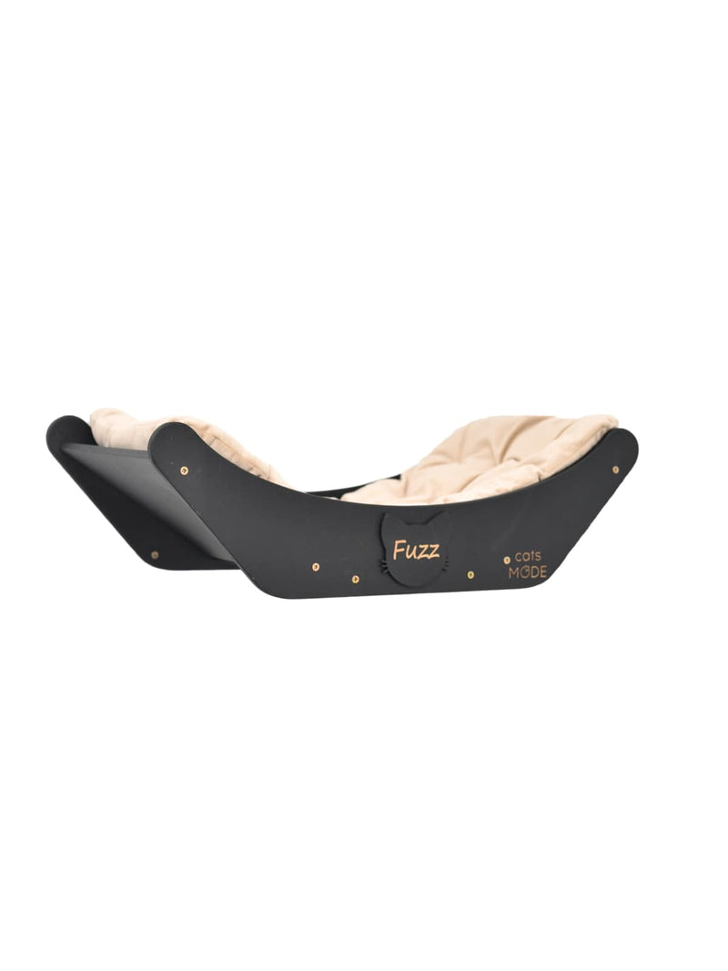 Cat Curve Wall Bed Black