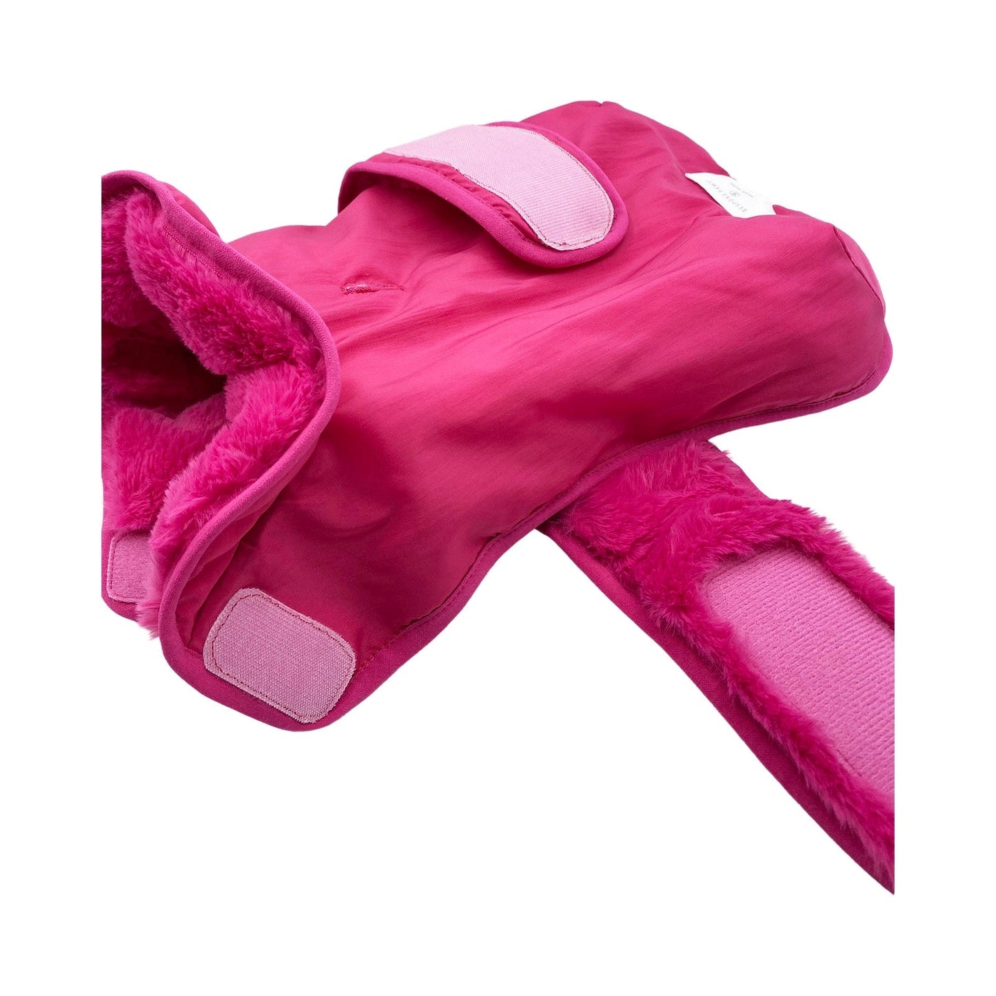 BESPOKE PAWS warm dog winter vest in pink with soft lining and adjustable straps for chilly weather