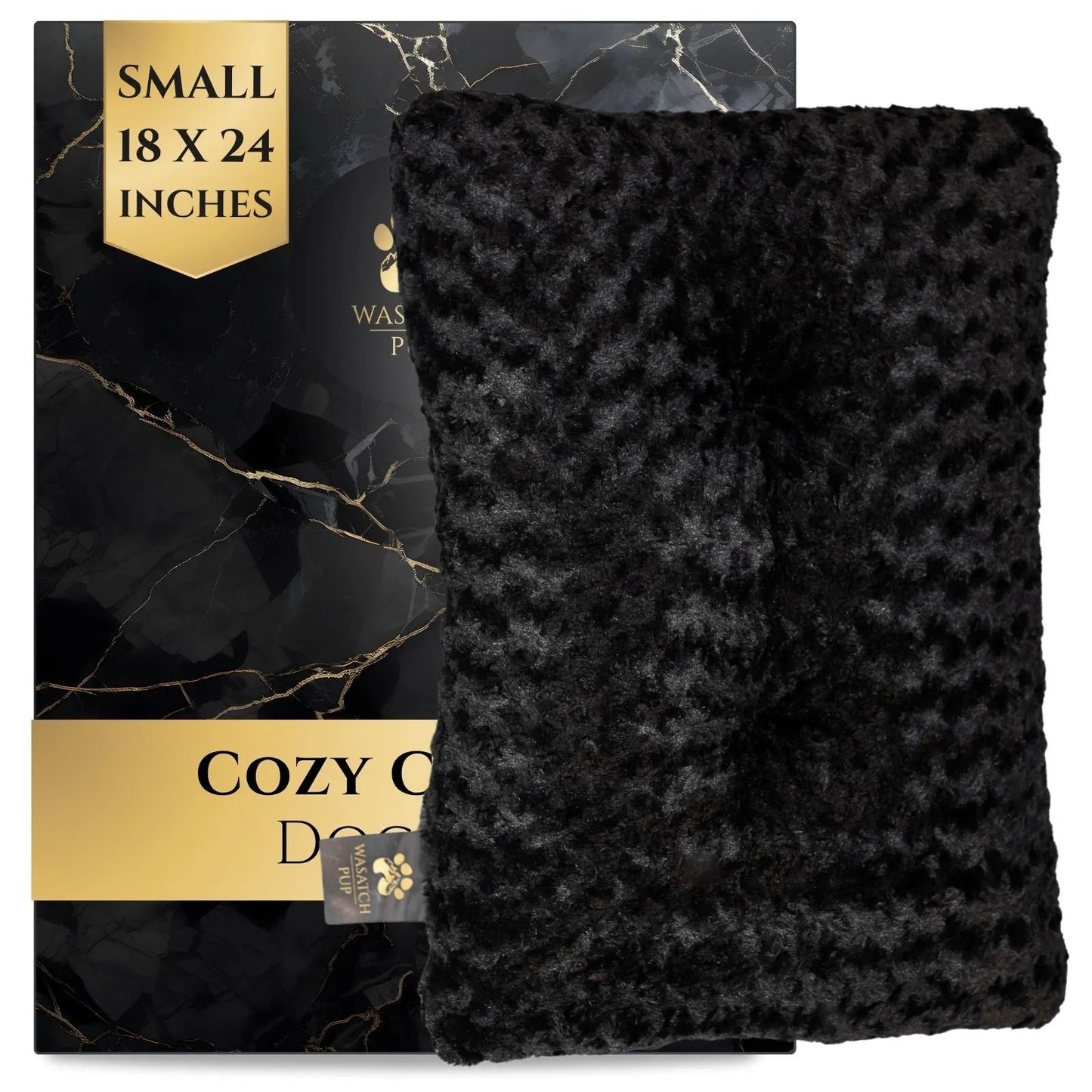 Wasatch Pup - Dog Bed - Cozy Plush Royal Throne Bolster Bed - Bolster Beds