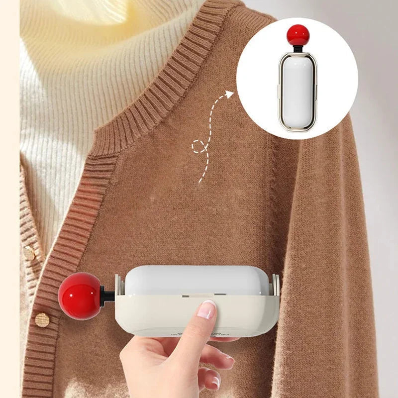 Handheld washable pet hair removal roller for quick and easy lint cleaning on clothing