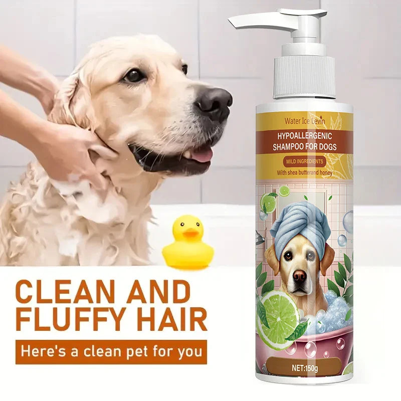 GBS Online Sales neutral scent pet shampoo for sensitive skin, perfect for cleaning and fluffing your dog's coat