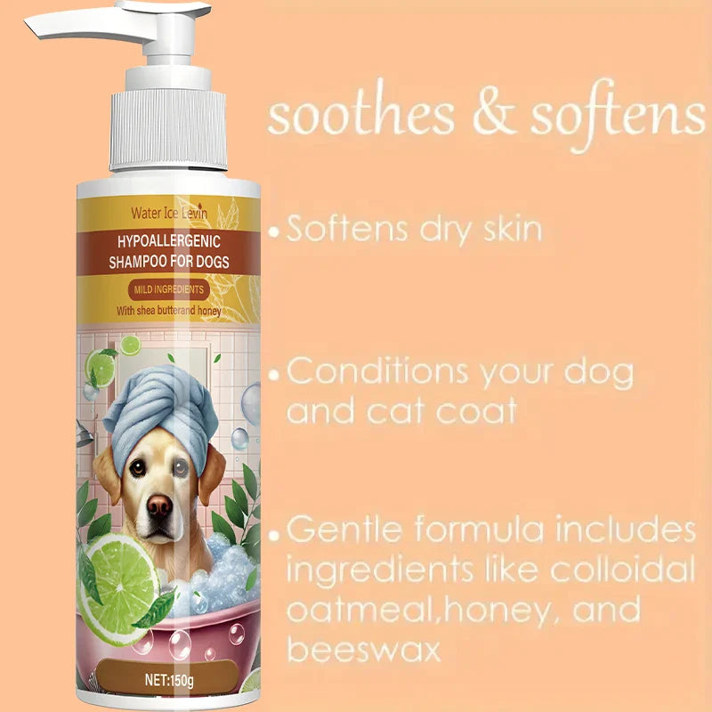 GBS Online Sales neutral scent pet shampoo for sensitive skin, hypoallergenic formula for dogs and cats