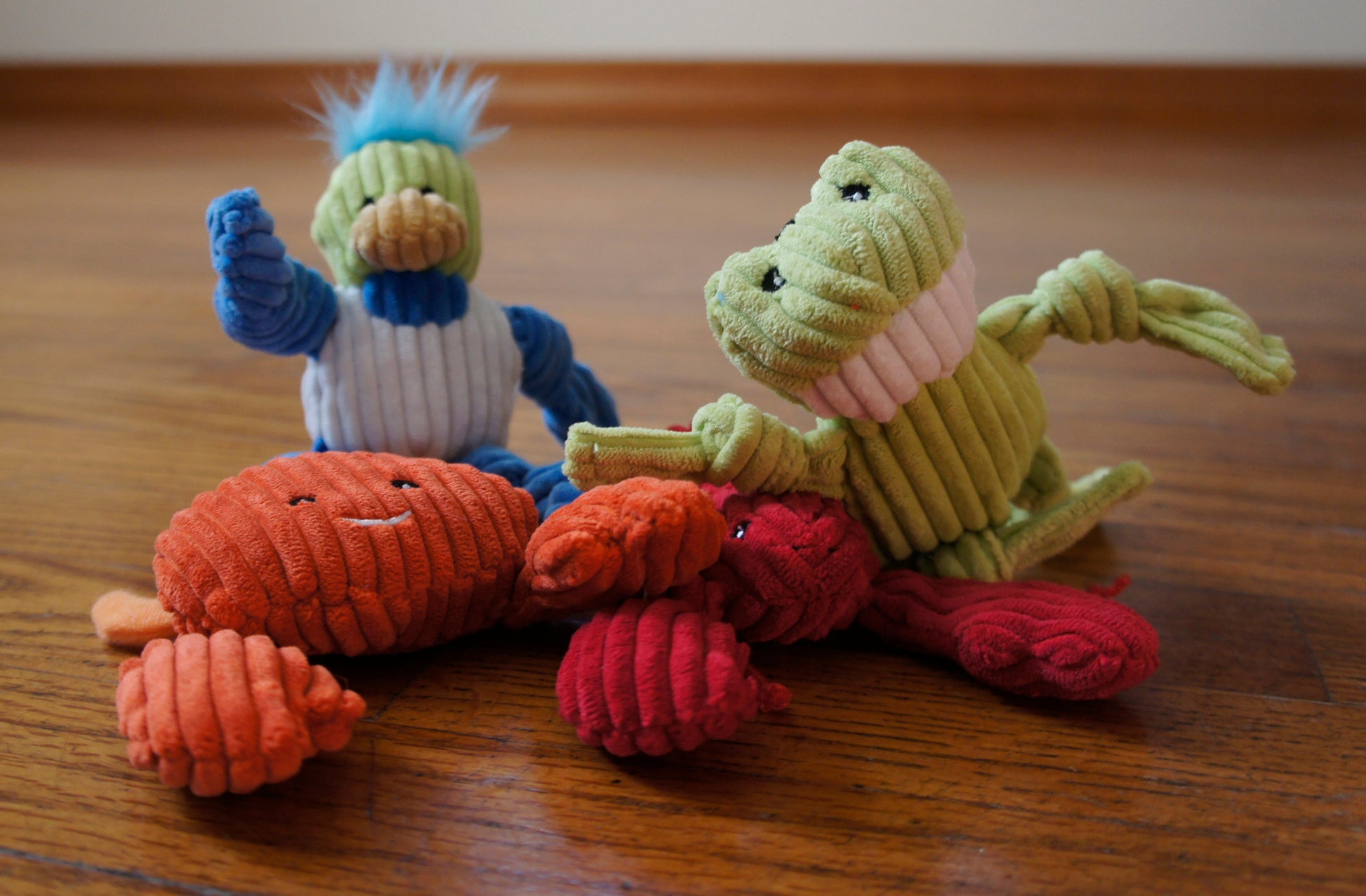 Cat Toy HuggleKats Water Critters Bucket of Toys 12 Pack - gallery product image for cat toy