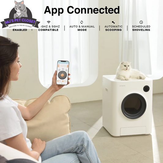 Smart Self-Cleaning Cat Litter Box App WiFi Control