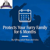 Ultimate Flea & Tick Protection Collar for Dogs - One Size Fits All, Lasts 6 Months