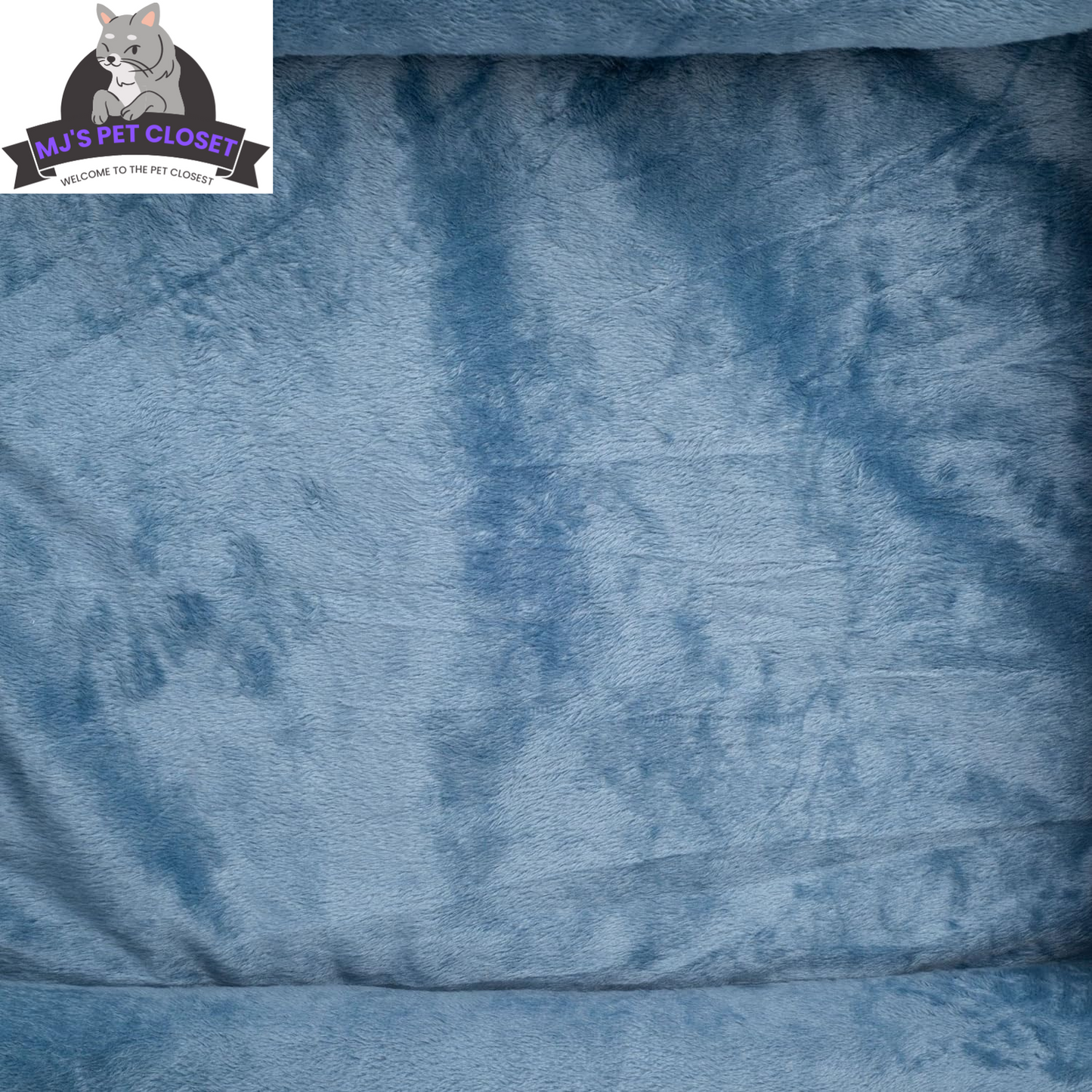 Orthopedic Dog Bed Medium Rectangle Bolster Blue 🛏️
