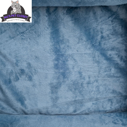 Orthopedic Dog Bed Medium Rectangle Bolster Blue 🛏️