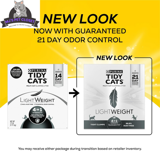 Tidy Cat Cat Litterngth in a 17 lb box! Perfect for multi-cat households! 🐱❤️