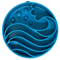 Wave eBowl Deep Slow Feeder Dog Bowl for Enrichment | Made in USA