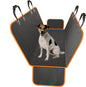 Wear resistant pet car mat by Purrfect Pet Kingdom with dog sitting on black protective cover