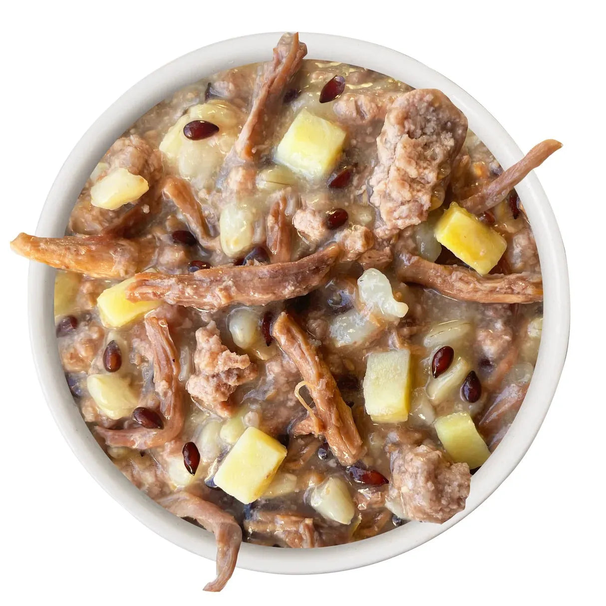 Weruva Dog Shiny Beef food by Purrfect Pet Kingdom in a vibrant packaging, available in 6oz and 14oz sizes.