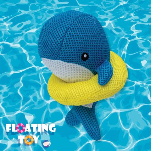 Territory Dog Float Whale 6 Interactive Dog Toy Durable Play - main product image