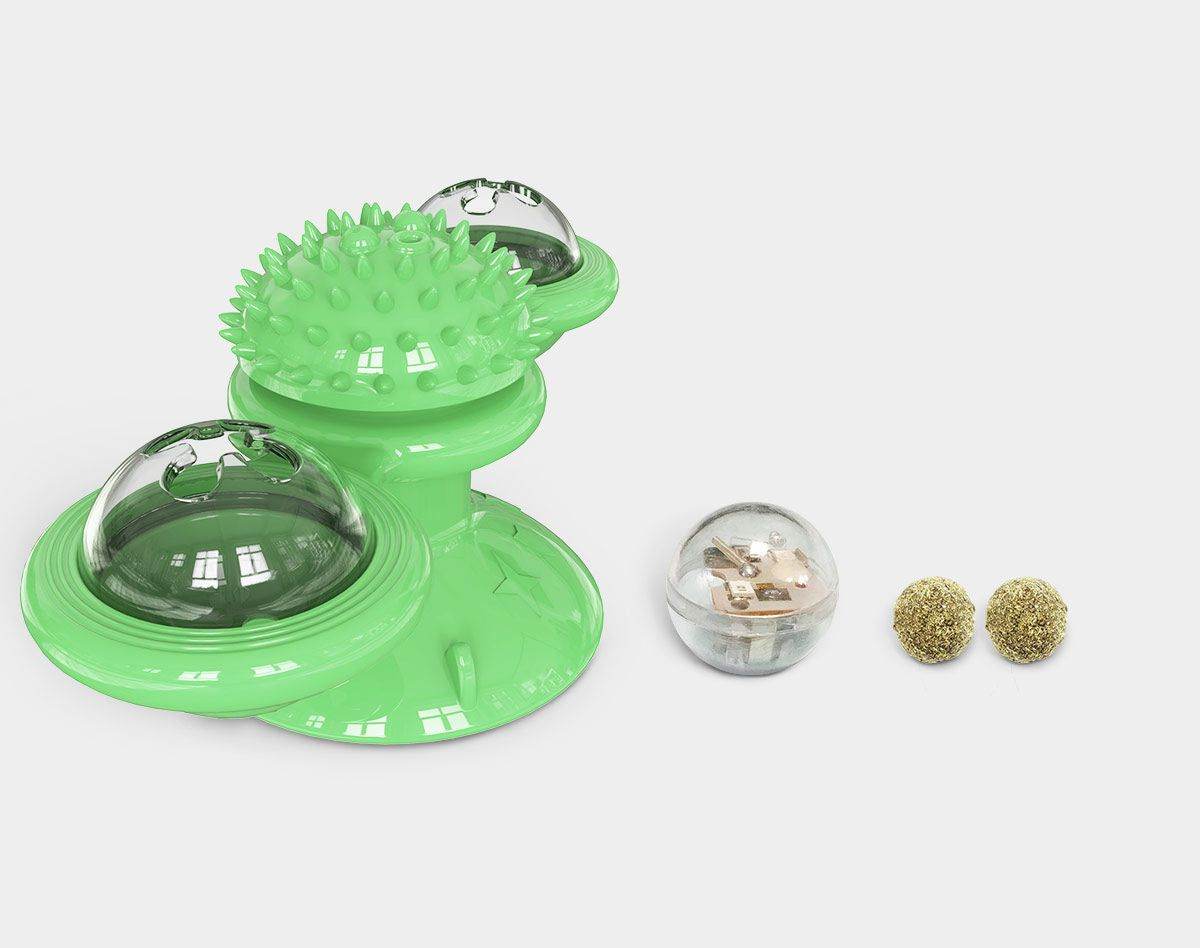 Purrfect Pet Kingdom Whisker Windmill Spinning Cat Toy Purrfect Pet Kingdom