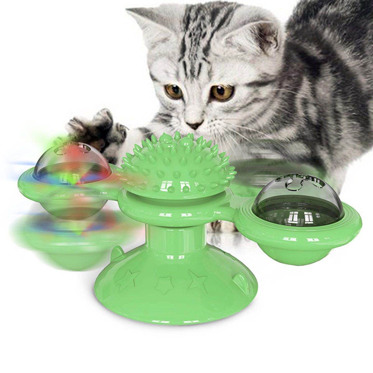 Purrfect Pet Kingdom Whisker Windmill Spinning Cat Toy Purrfect Pet Kingdom