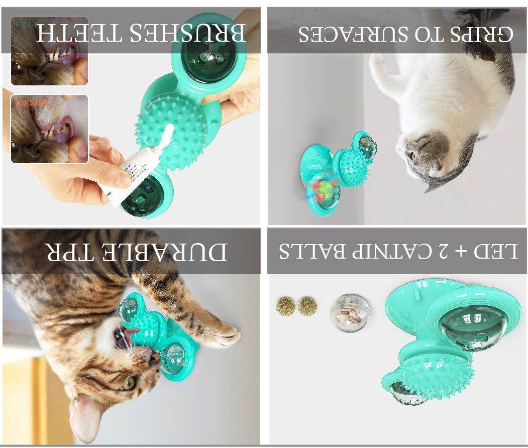 Purrfect Pet Kingdom Whisker Windmill Spinning Cat Toy Purrfect Pet Kingdom