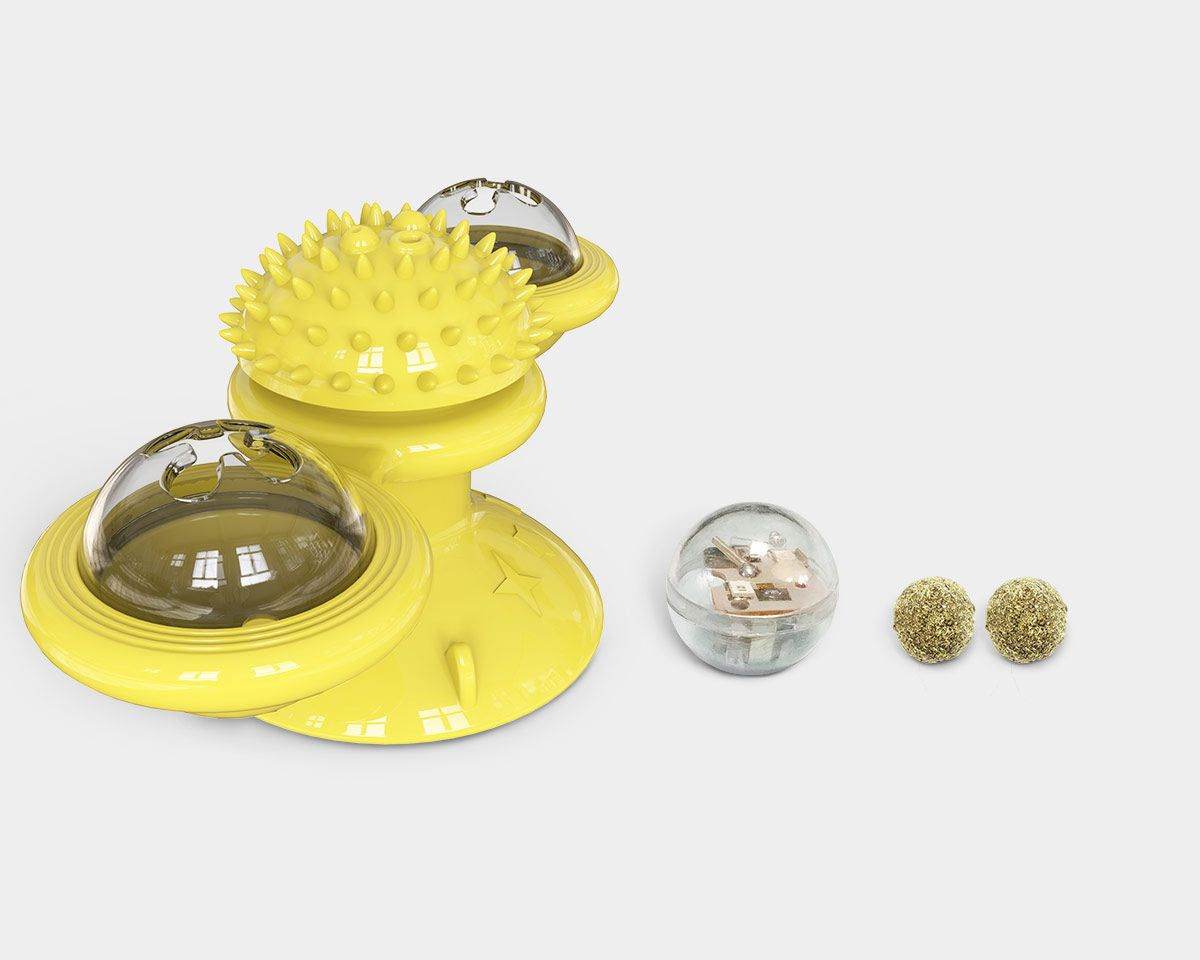 Purrfect Pet Kingdom Whisker Windmill Spinning Cat Toy Purrfect Pet Kingdom