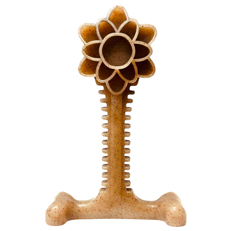 Honey Bone Dental Flower Tower - Indestructible Nylon Dog Chew Toy XL | USA-Purrfect Pet Kingdom