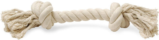 Jeffers White Rope Bone Dog Dental Tug Toy toy | Purrfect